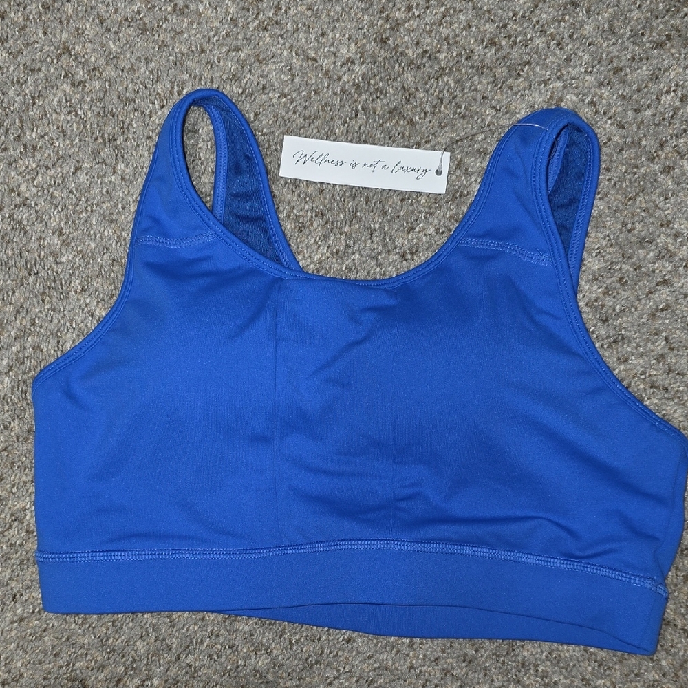 Senita Athletics Vibrant Blue Sports Bra